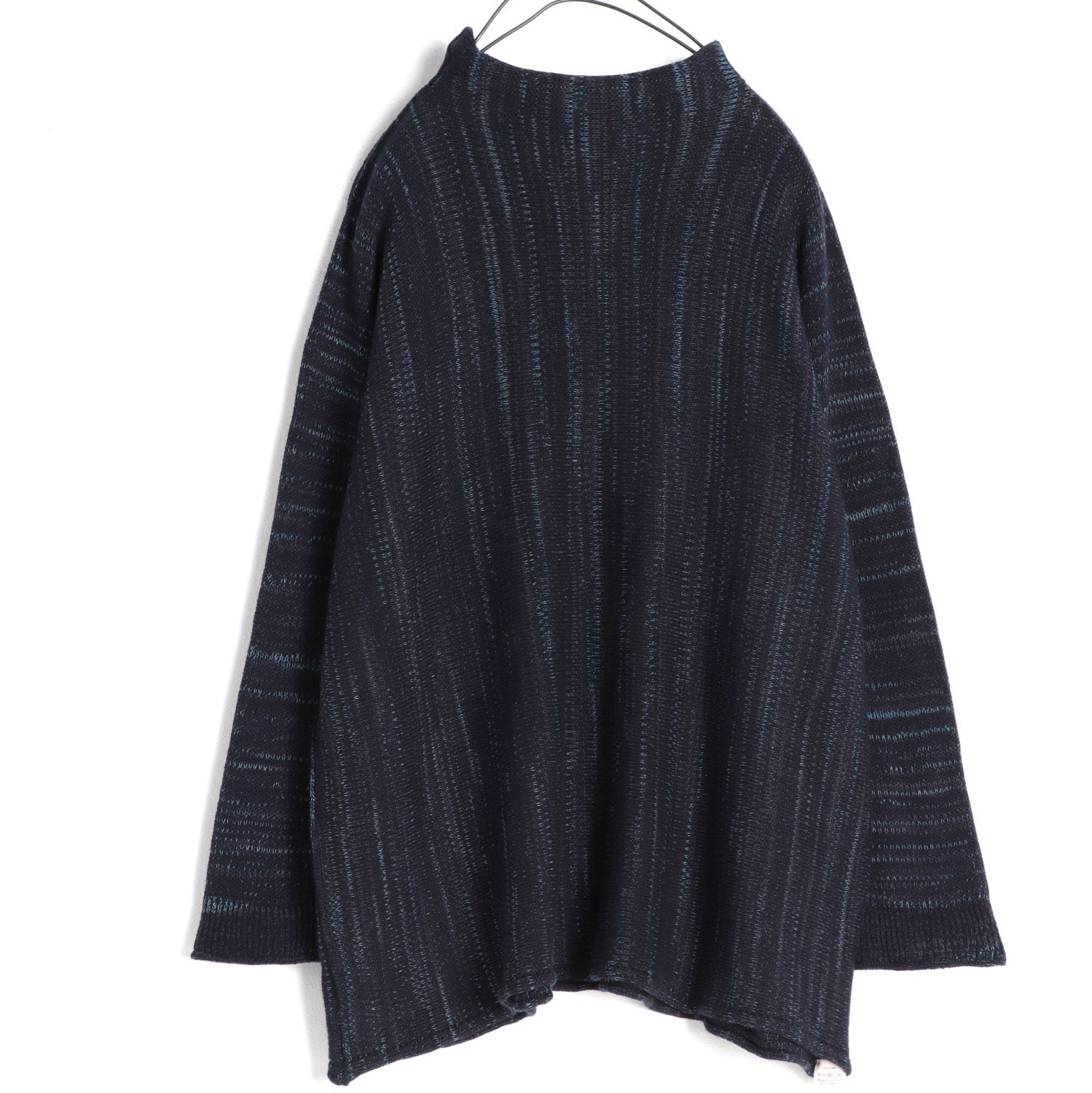 TAMAKI NIIME Mock Neck Knit Pullover - Ocean Desert