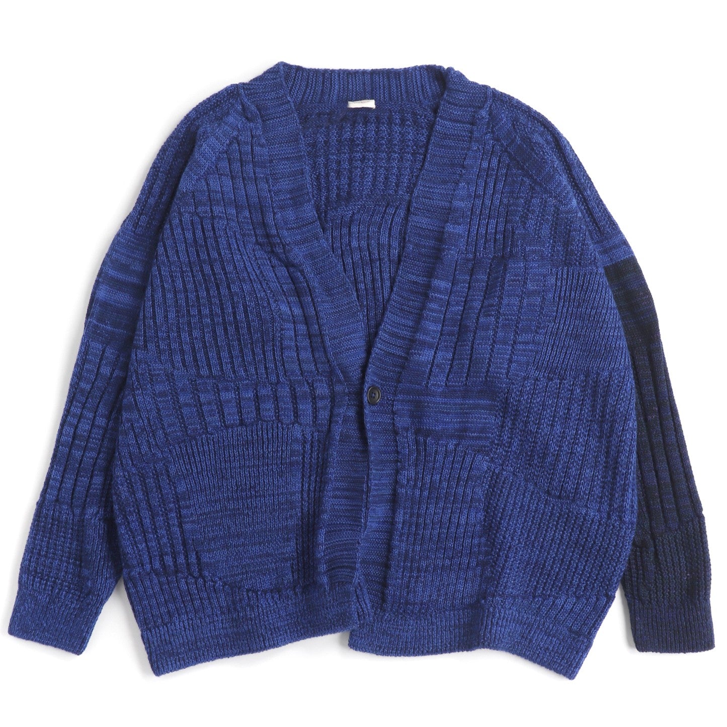 Tamaki Niime Wool Blend Button Cardigan - Peeking Night