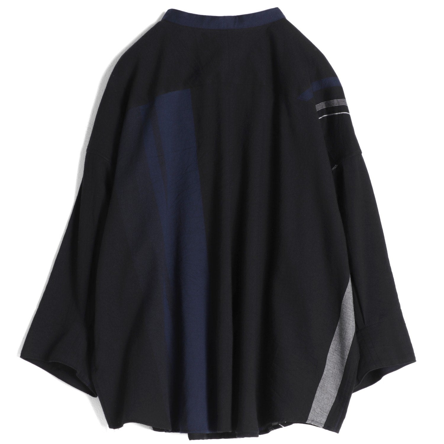 Tamaki Niime Mandarin Collared Shirt - Ready To Go