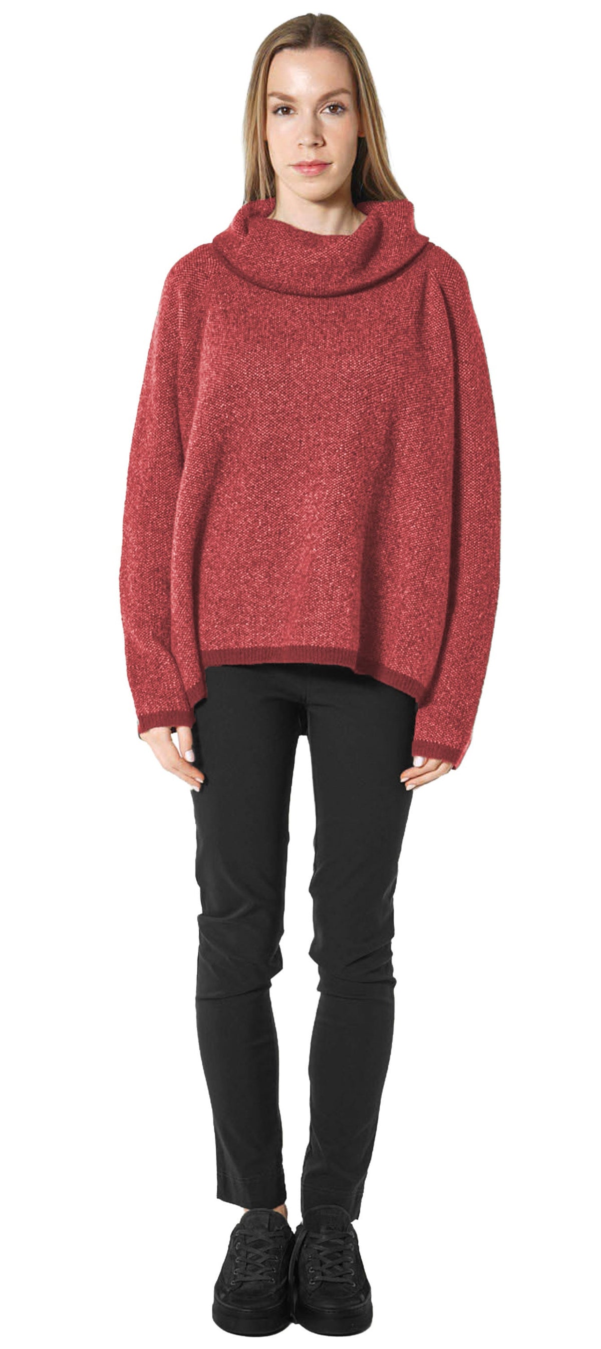 RUNDHOLZ BLACK LABEL Pullover in Lava Crystal Jacquard