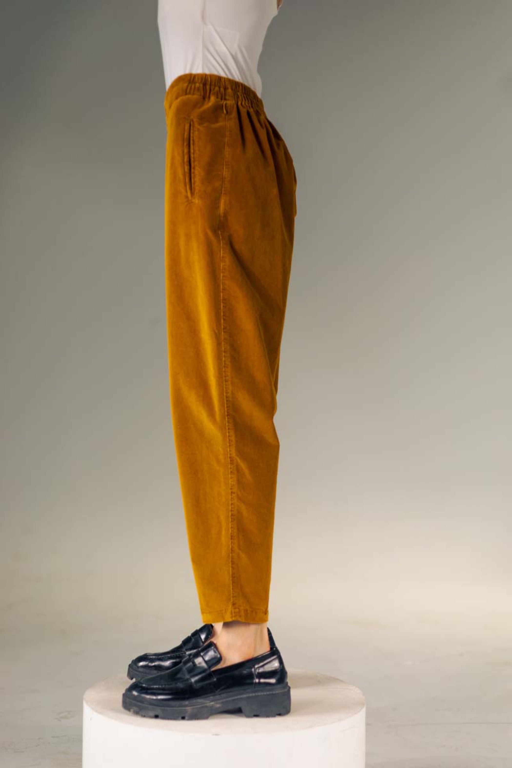 ELEMENTE CLEMENTE Tapered Baby Corduroy Pant in Emerald