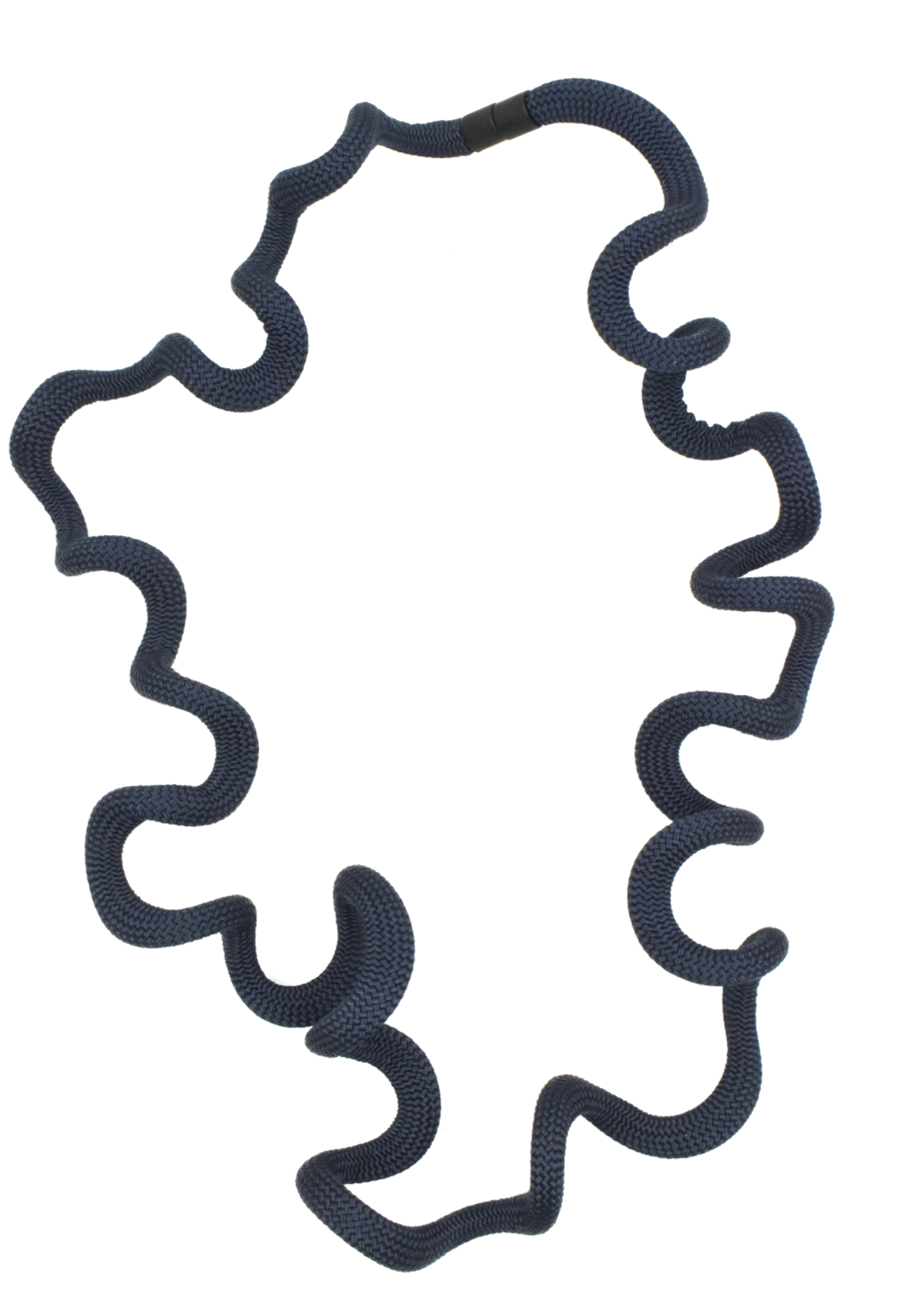 CHRISTINA BRAMPTI Twisted Cord Necklace - Deep Navy