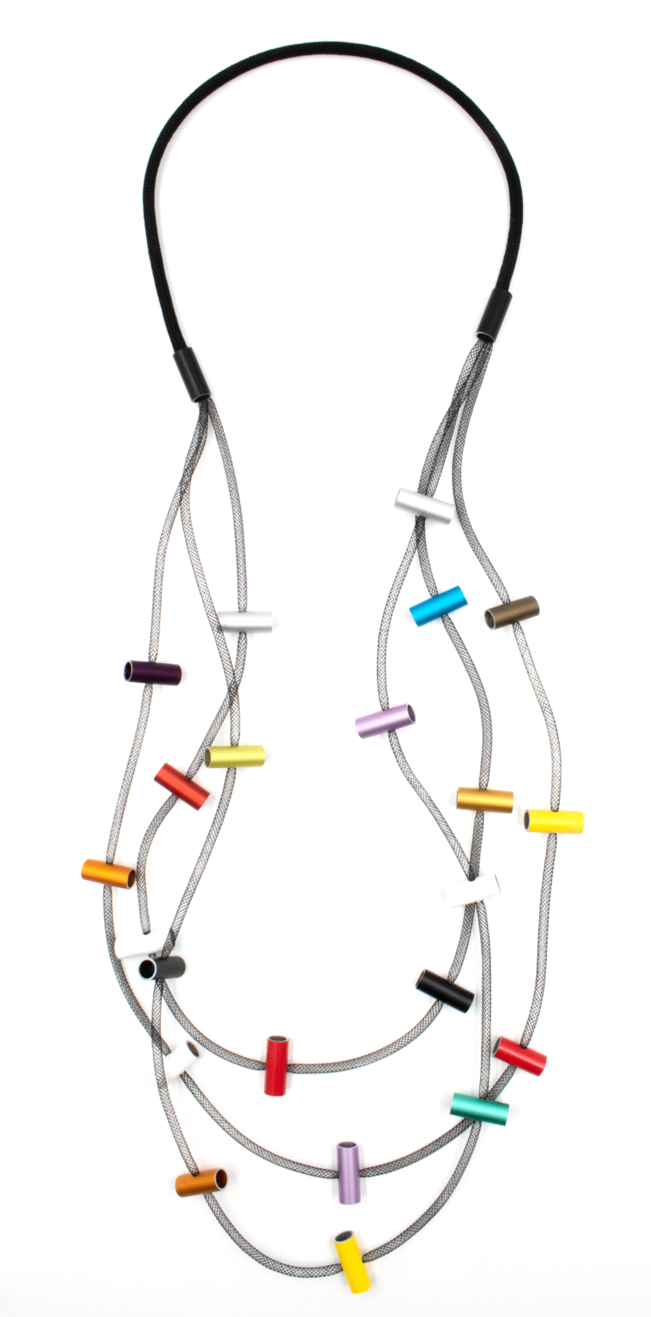 CHRISTINA BRAMPTI Three Strand Necklace -  Multicoloured