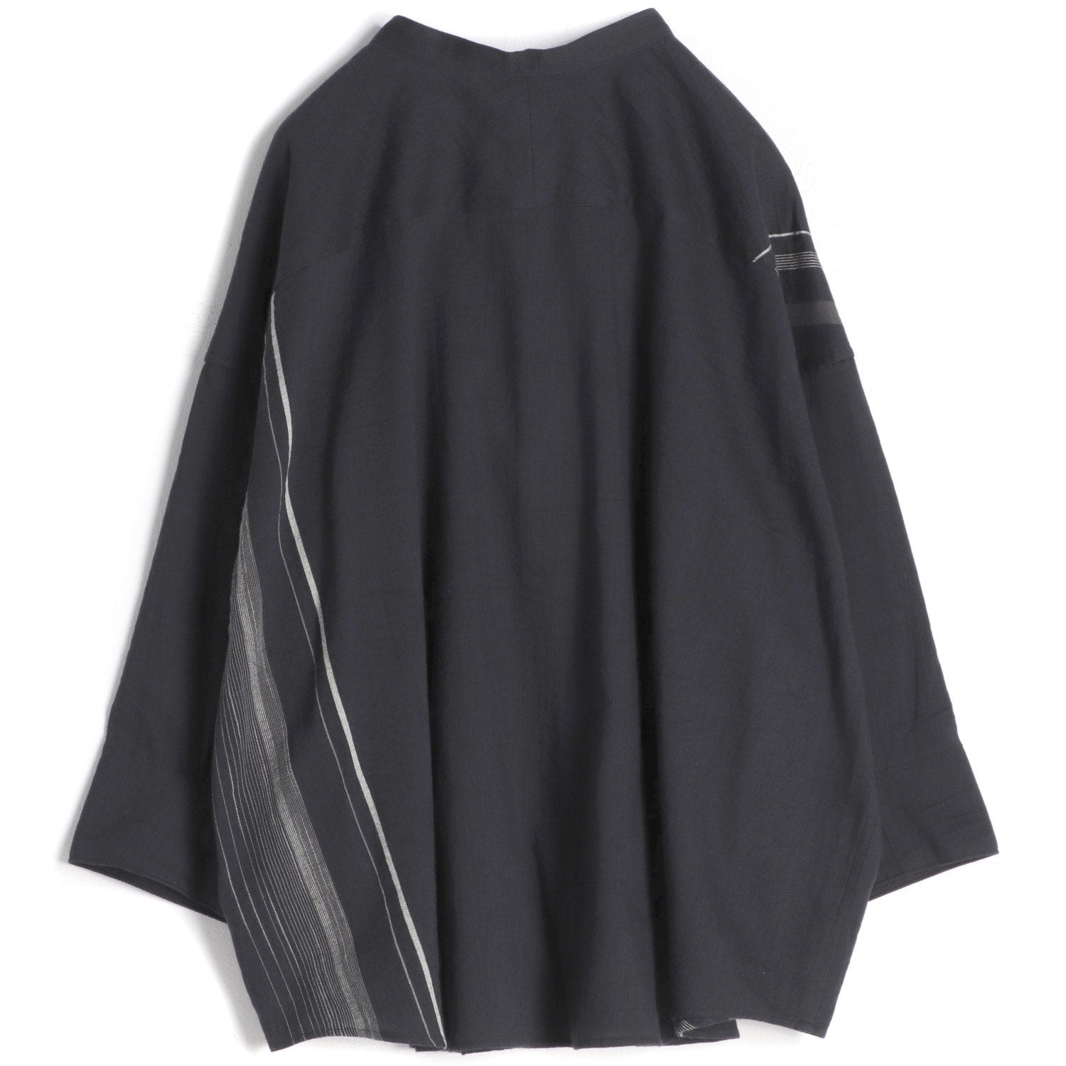 Tamaki Niime Mandarin Collared Shirt - Shadowed City