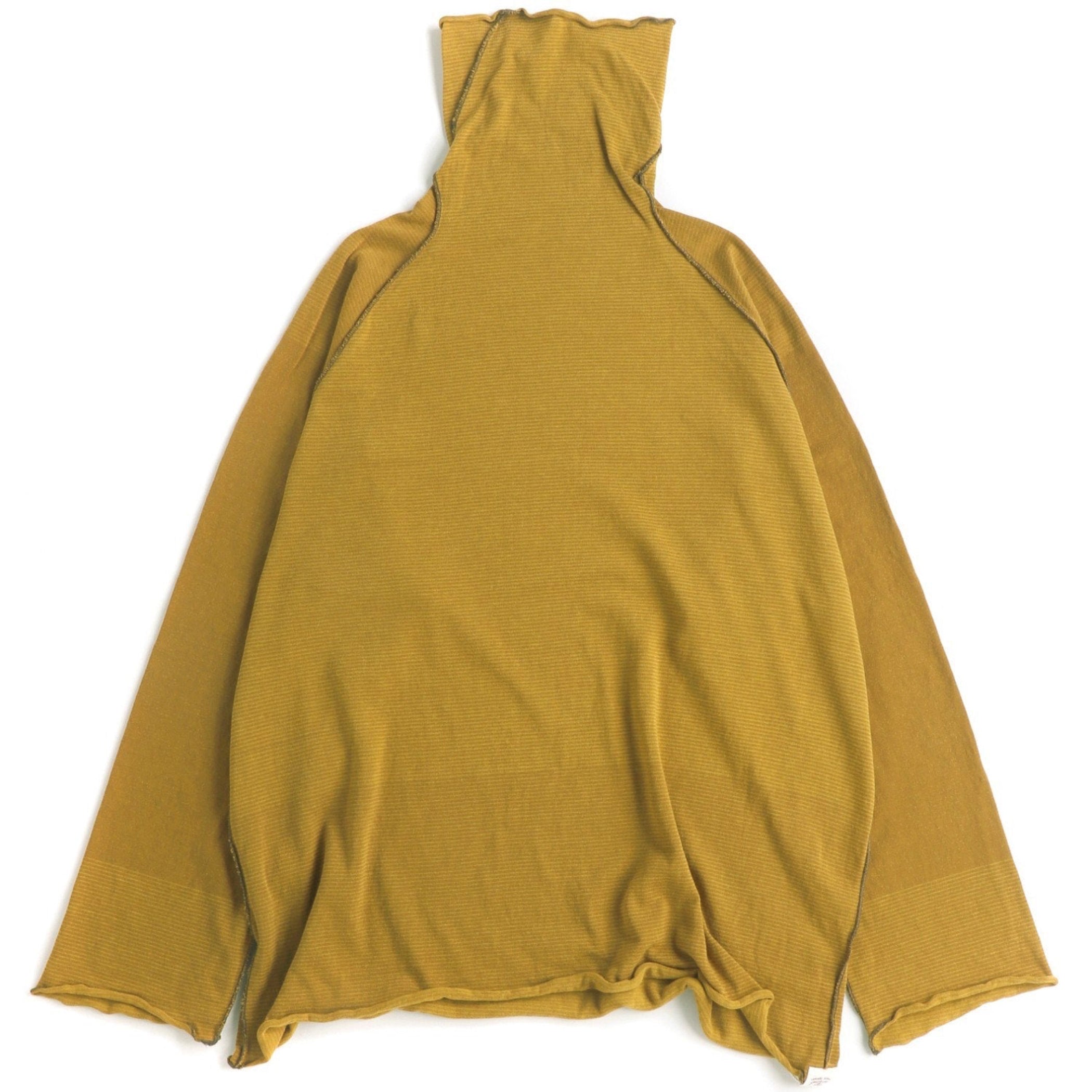 TAMAKI NIIME Cotton Onesize Turtleneck - Shadowed Gold