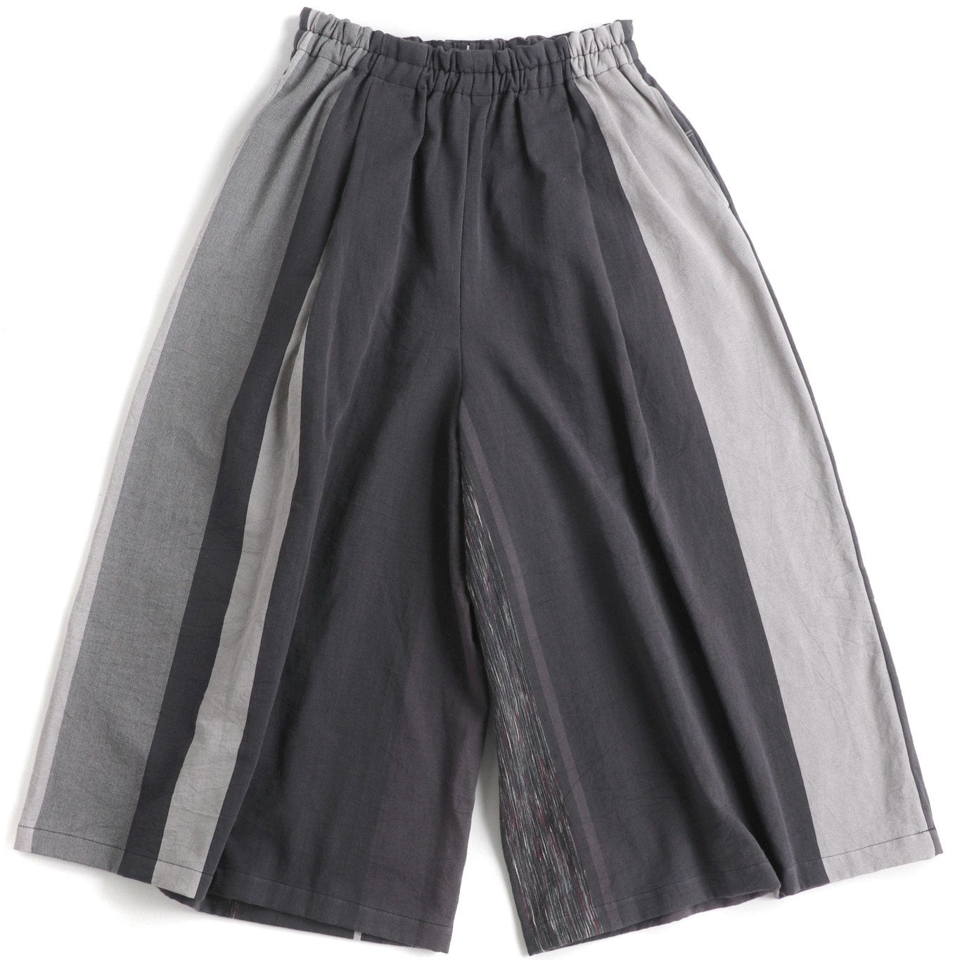 TAMAKI NIIME Pocketed Long Wide Leg Pants - Soft Thunderstorm