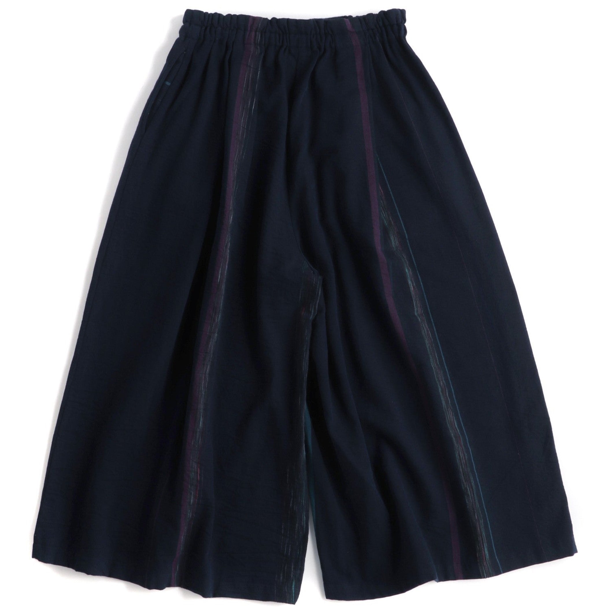 TAMAKI NIIME Pocketed Long Wide Leg Pants - Stormy Dusk
