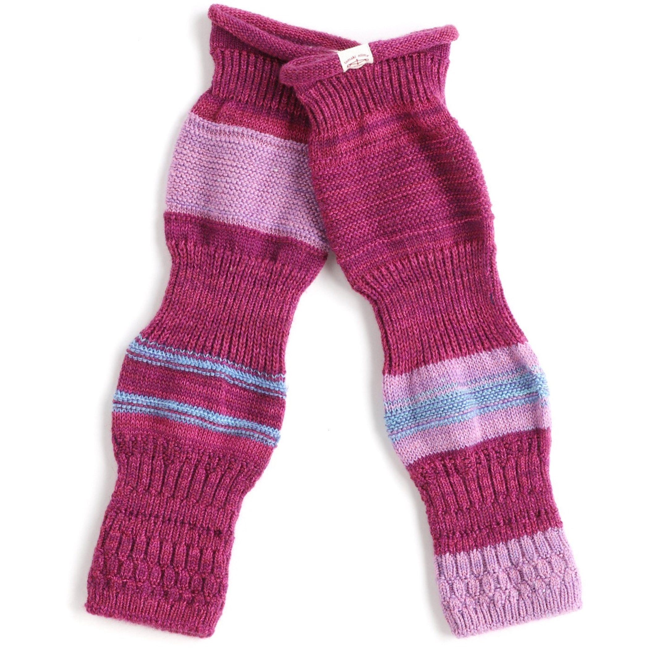 TAMAKI NIIME Cotton Knit Arm Warmers - Sweetheart