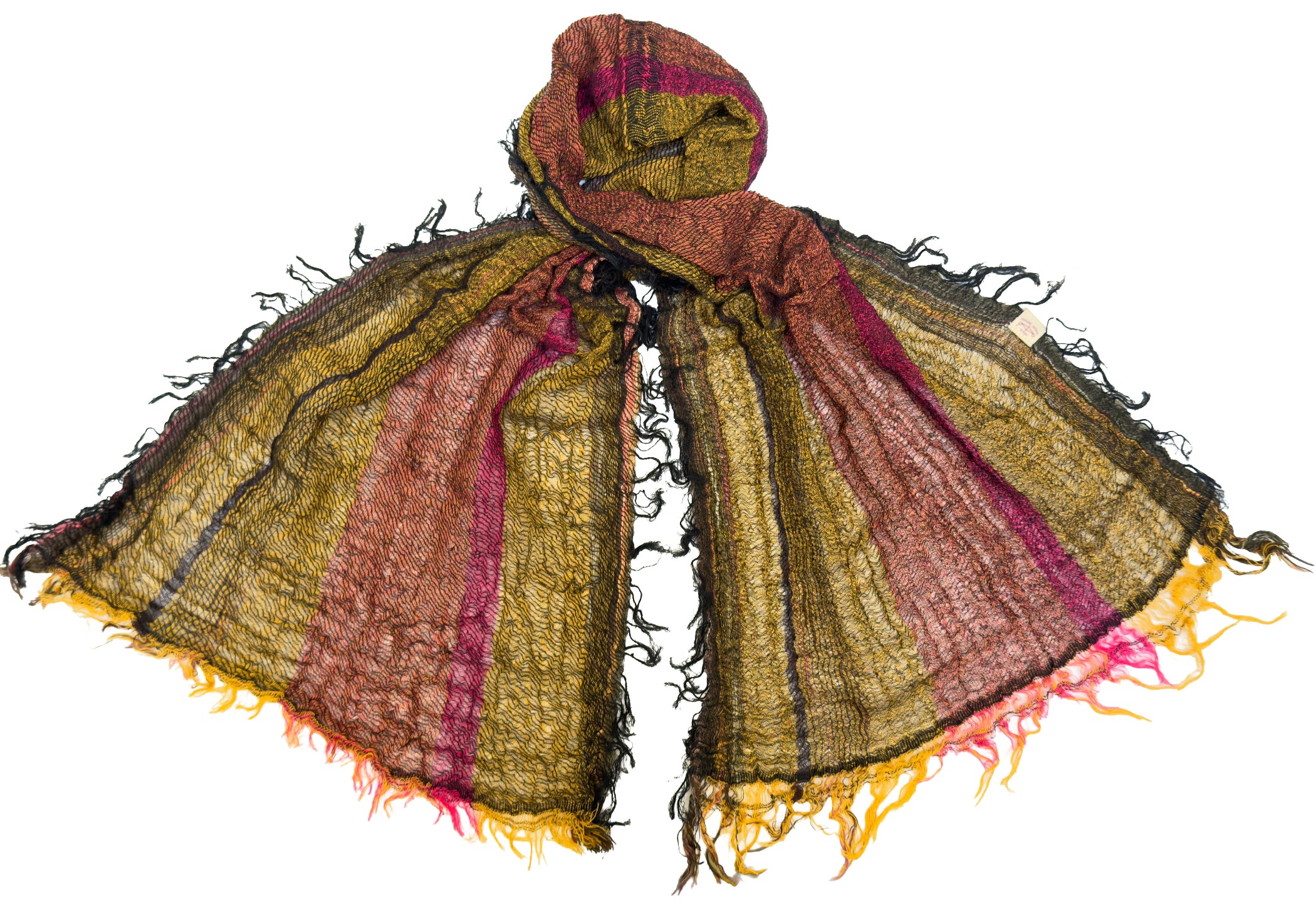 TAMAKI NIIME Small Cotton-gauze Scarf - Autumn Blush