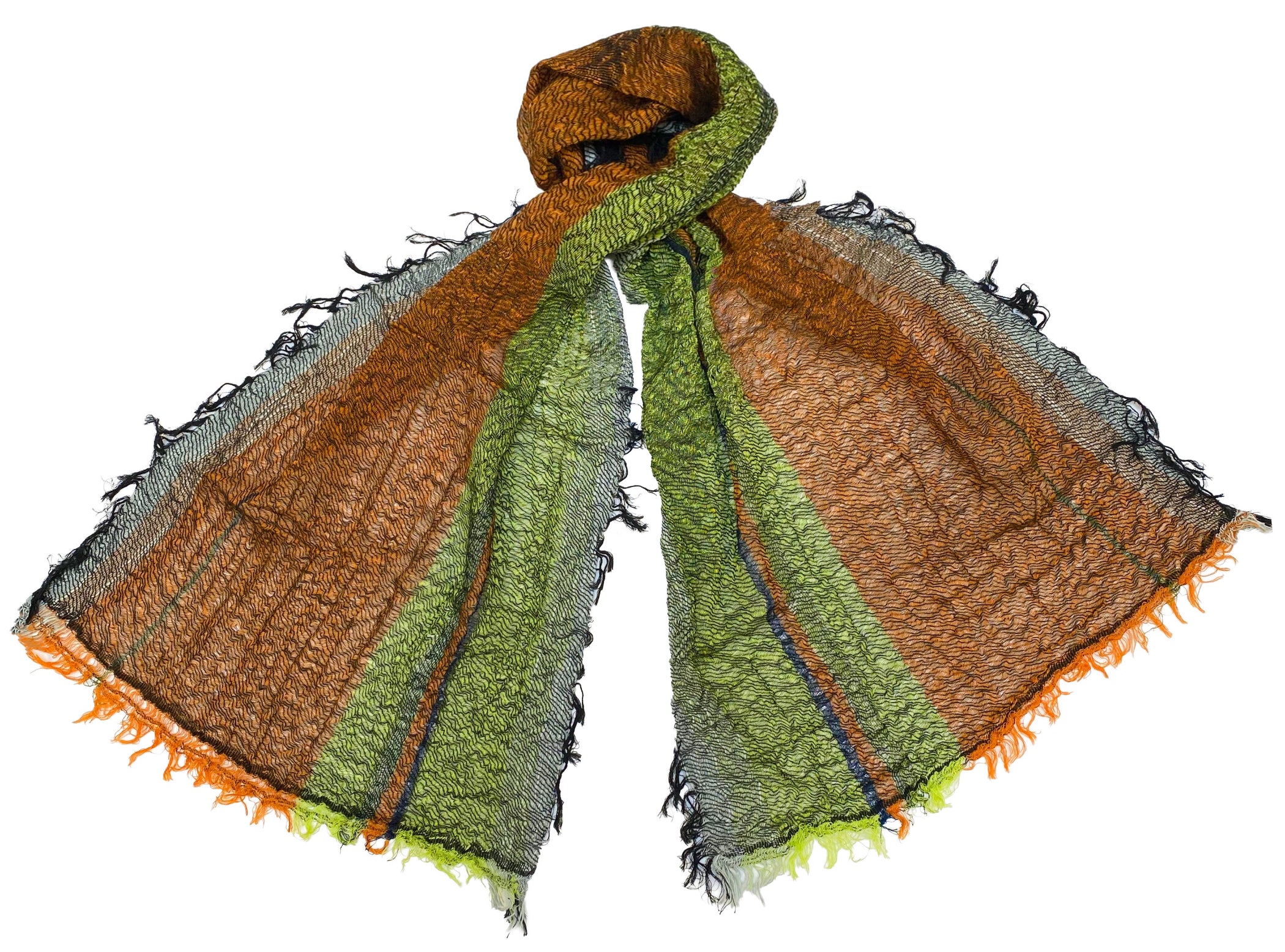 TAMAKI NIIME Small Cotton-gauze Scarf - Earthly Trail