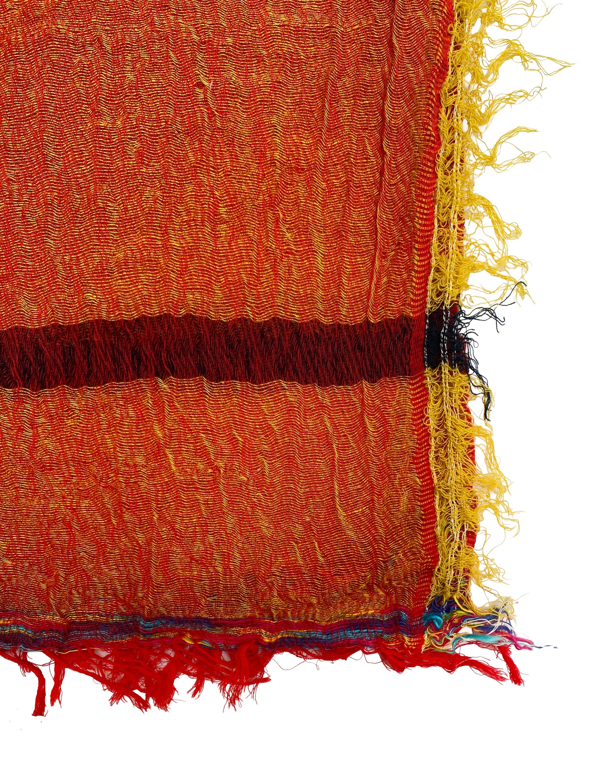 TAMAKI NIIME Small Cotton-gauze Scarf - Fiery Heart