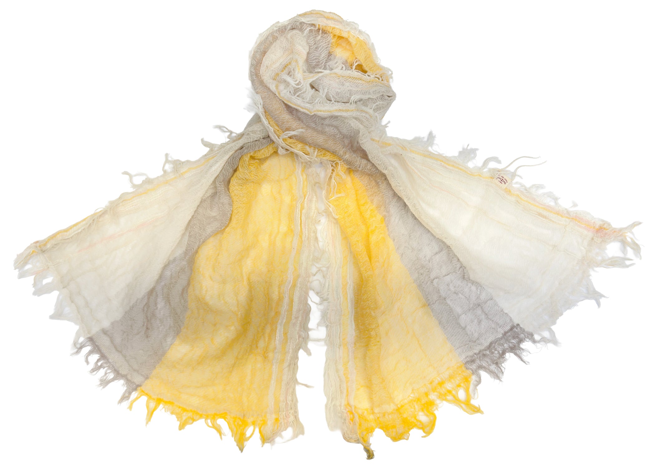 TAMAKI NIIME Small Cotton-gauze Scarf - Lemon Balm