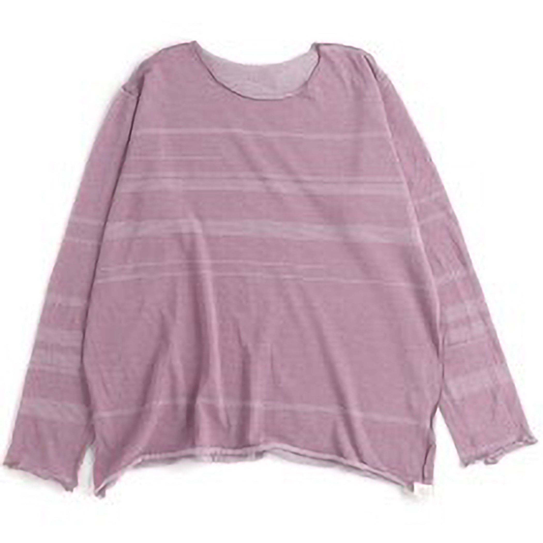 TAMAKI NIIME Cotton Long Sleeve Reversible Tee - Touch of Blush