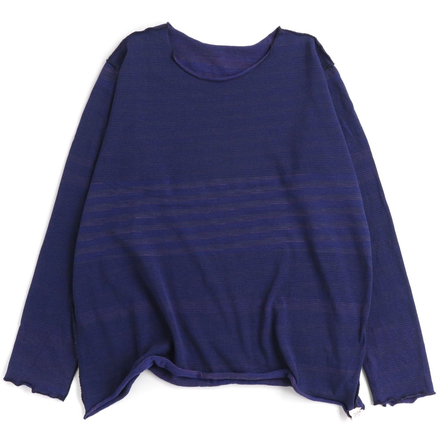 TAMAKI NIIME Cotton Long Sleeve Reversible Tee - Twisted Night