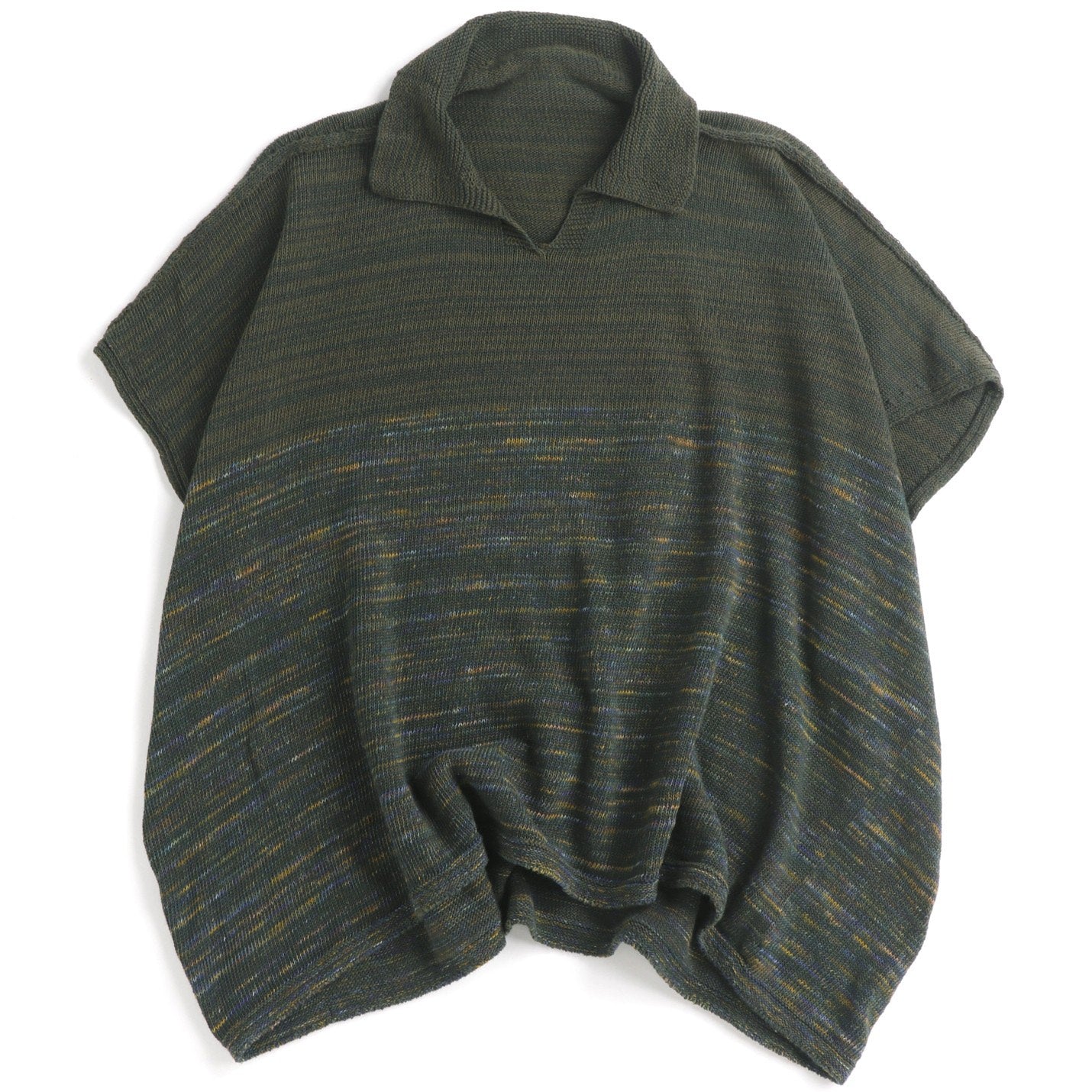 Tamaki Niime Relaxed Short Sleeve Knit Pullover - Van Gogh