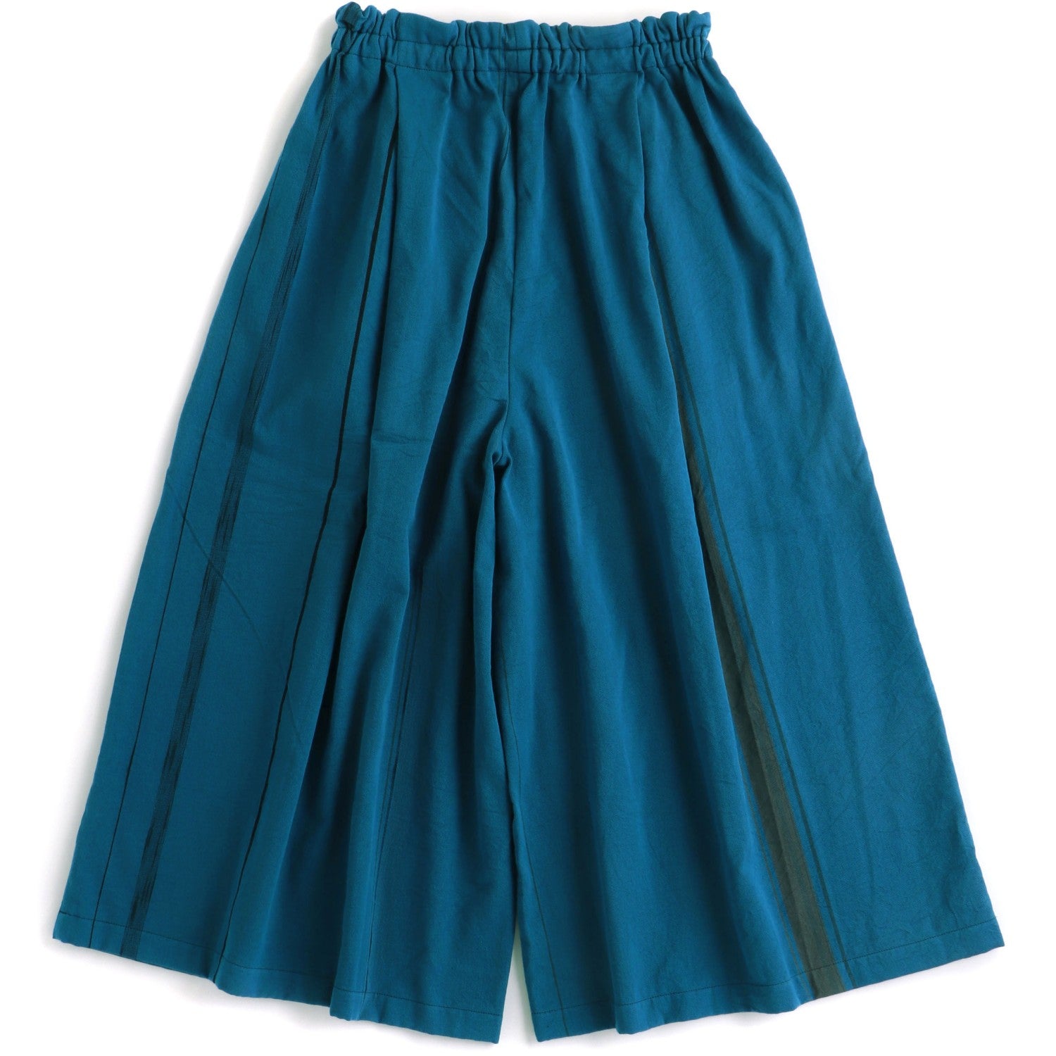 TAMAKI NIIME Cropped Wide Leg Pants - Ocean Waves