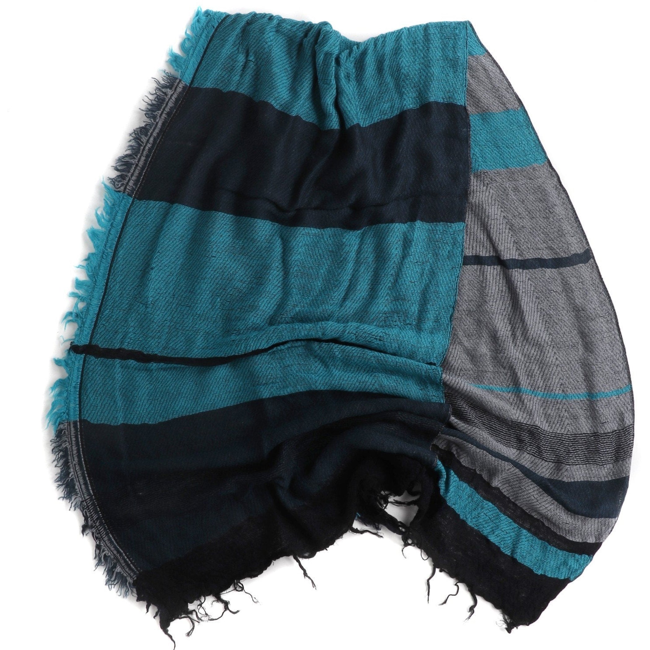 Tamaki Niime Medium Reversible Wool Blend Scarf - Winter's Dusk