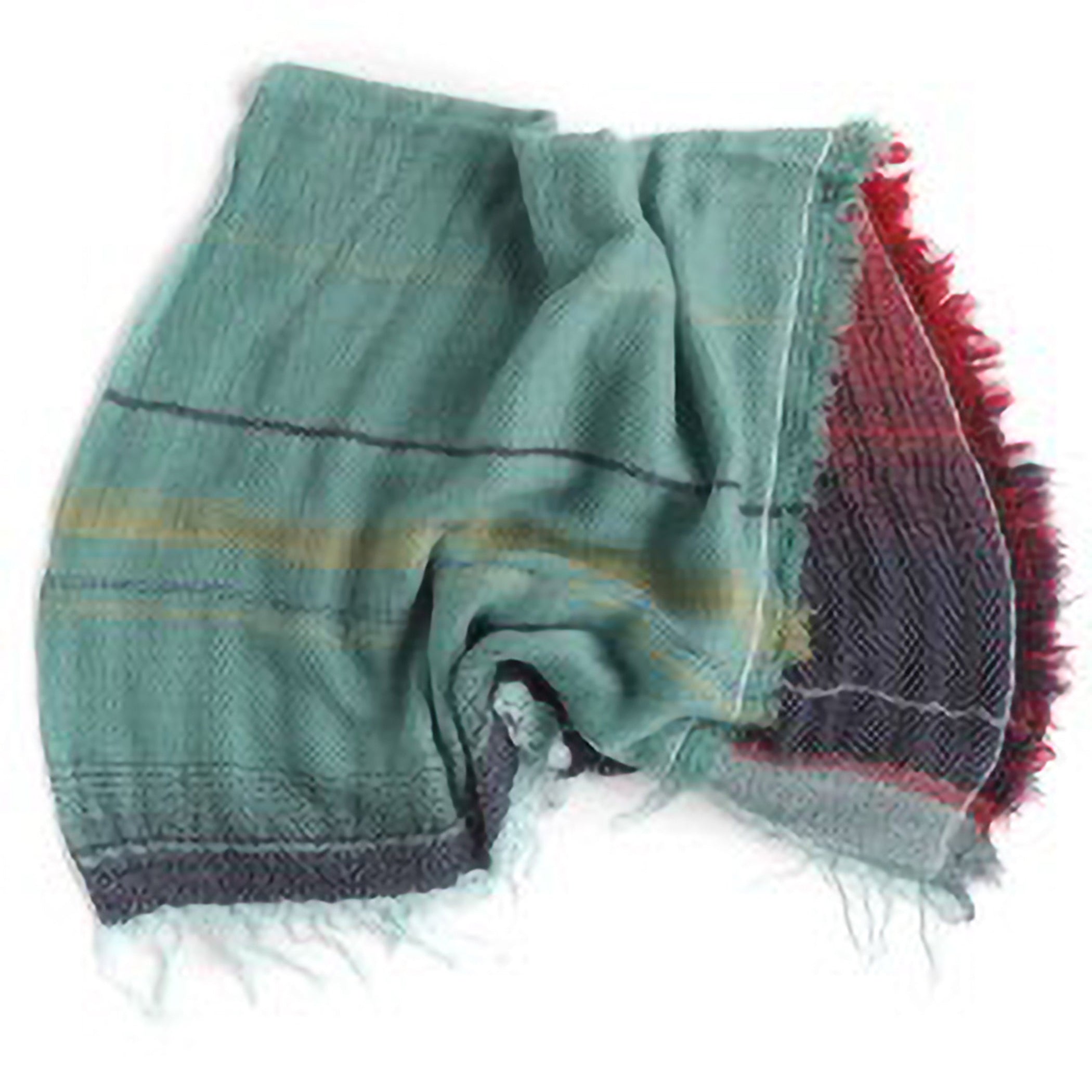 TAMAKI NIIME Small Wool/Cotton Woven Scarf - Ziggy
