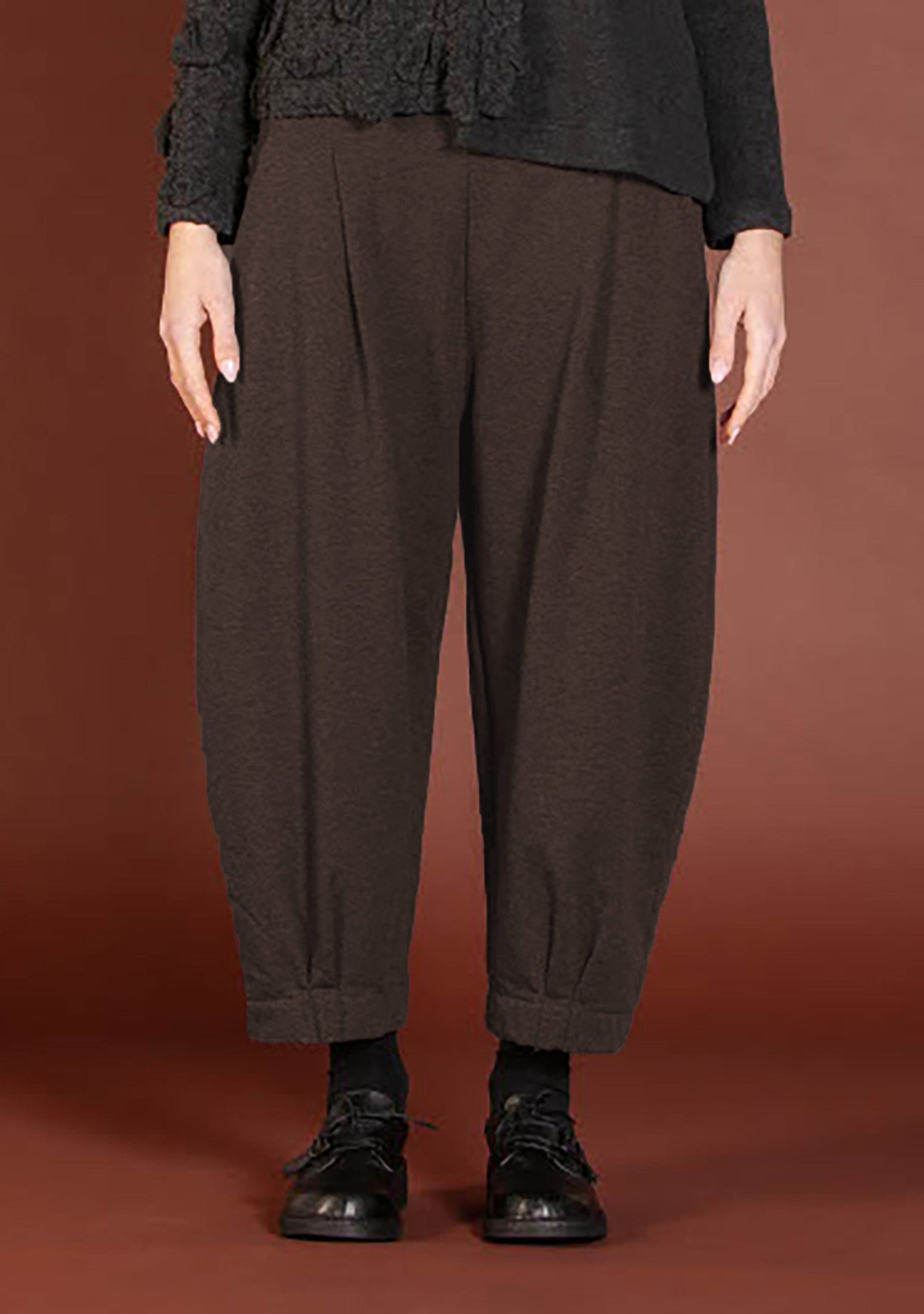 MAMA B French Terry Pant in Umber