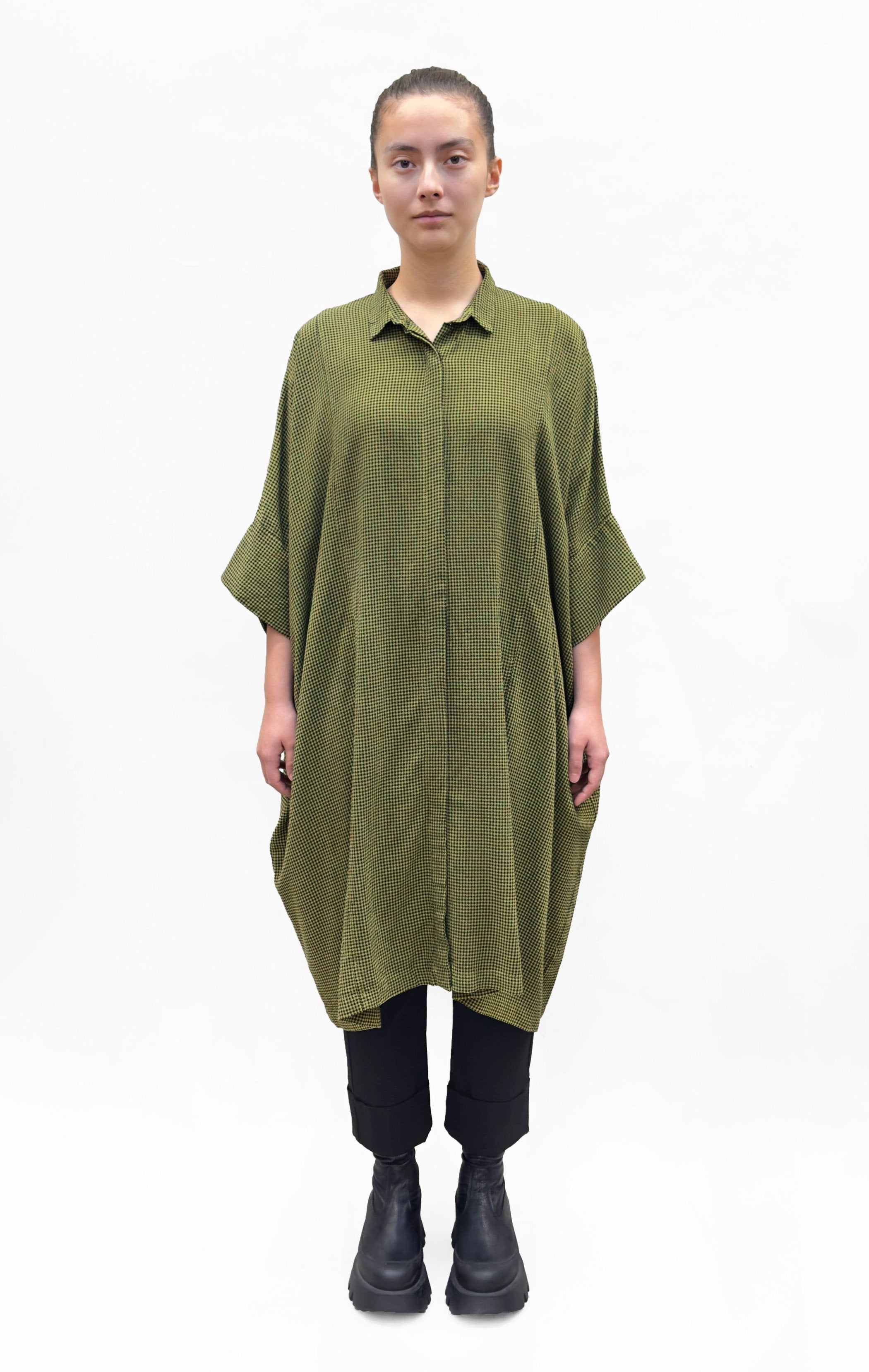 MOTION Check Kimono Shirtdress - Various Colours