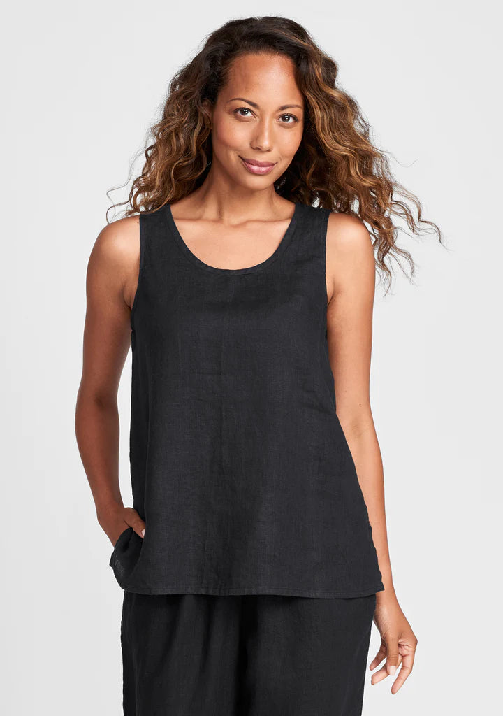 FLAX Round Neck Tank