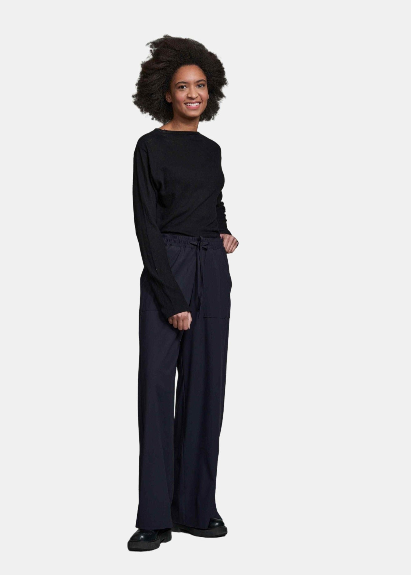 Elemente Clemente Drawstring Wide Leg Technical Pant