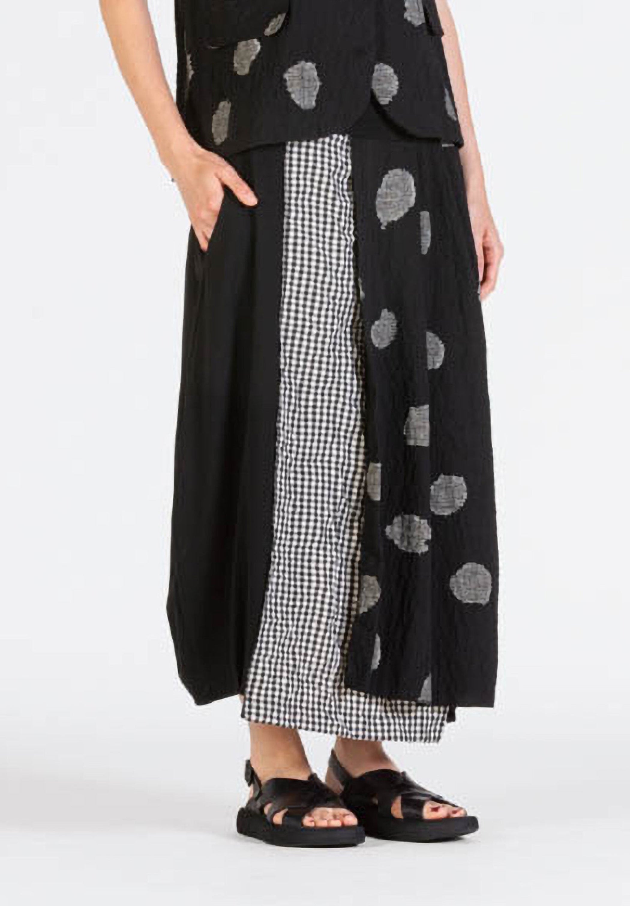 MAMA B - Panelled Patchwork Skirt