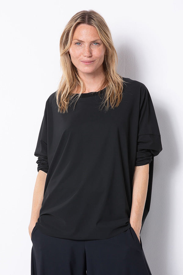 OSKA Relaxed Technical Blouse in Black