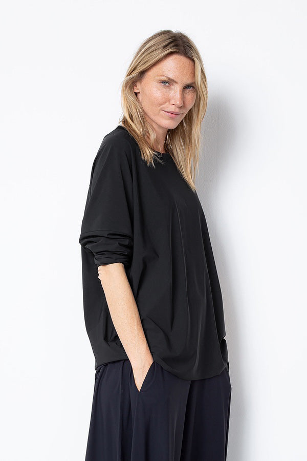 OSKA Relaxed Technical Blouse in Black