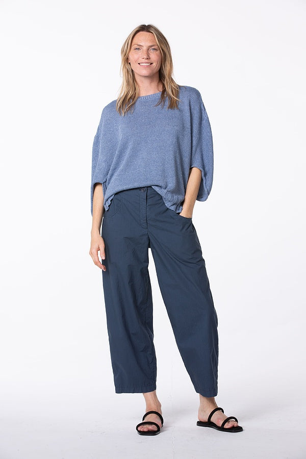 OSKA Ankle Length Cotton Pant in Metal