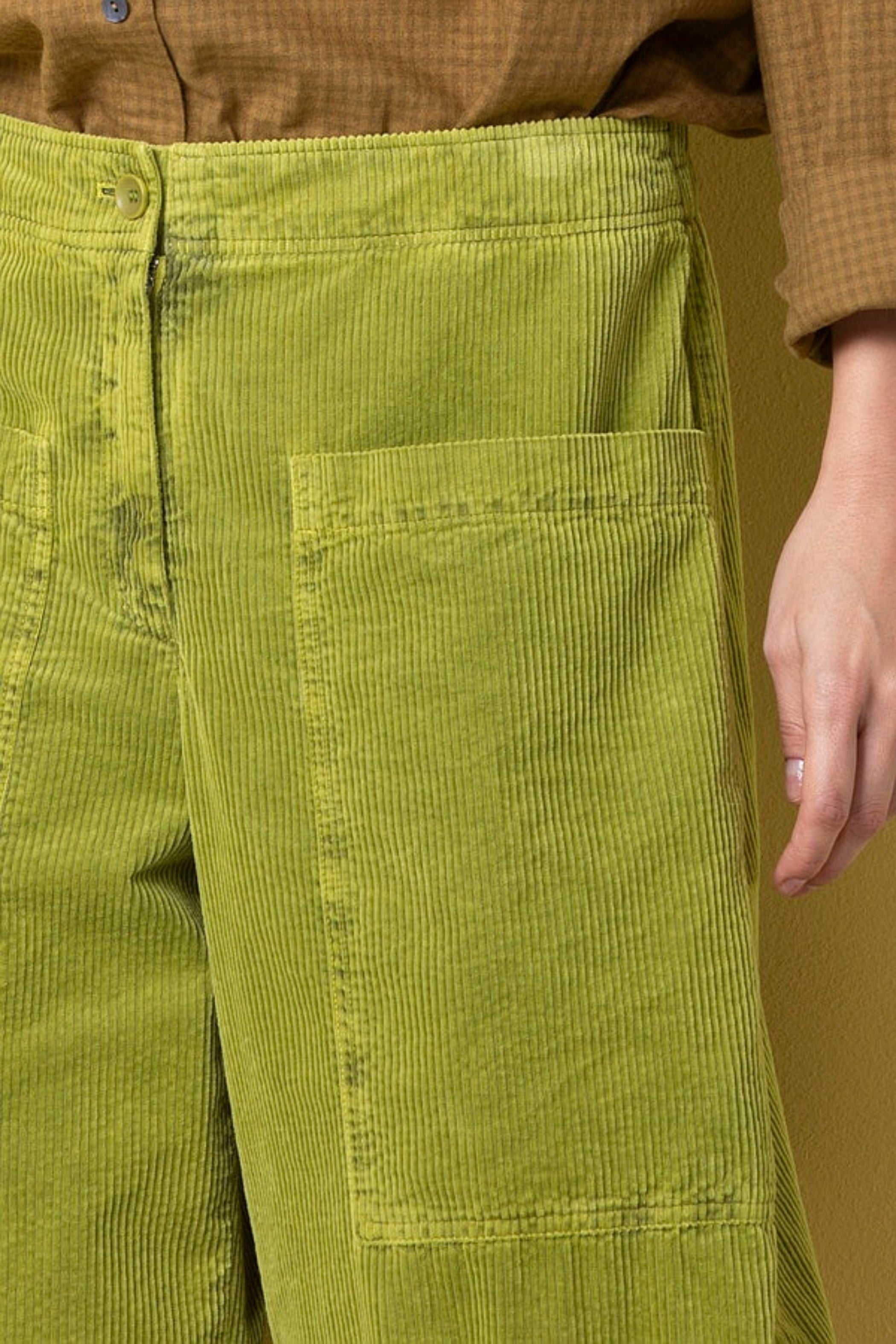 OSKA Wide Leg Corduroy Pant in Oasis