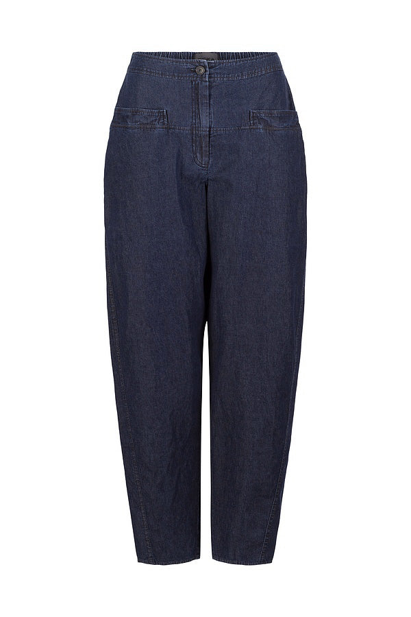 OSKA Pocketed  Blue Denim Pant