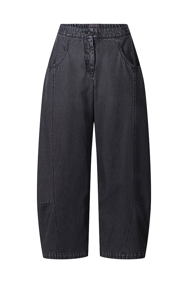 Oska Black Denim Seamed Pant