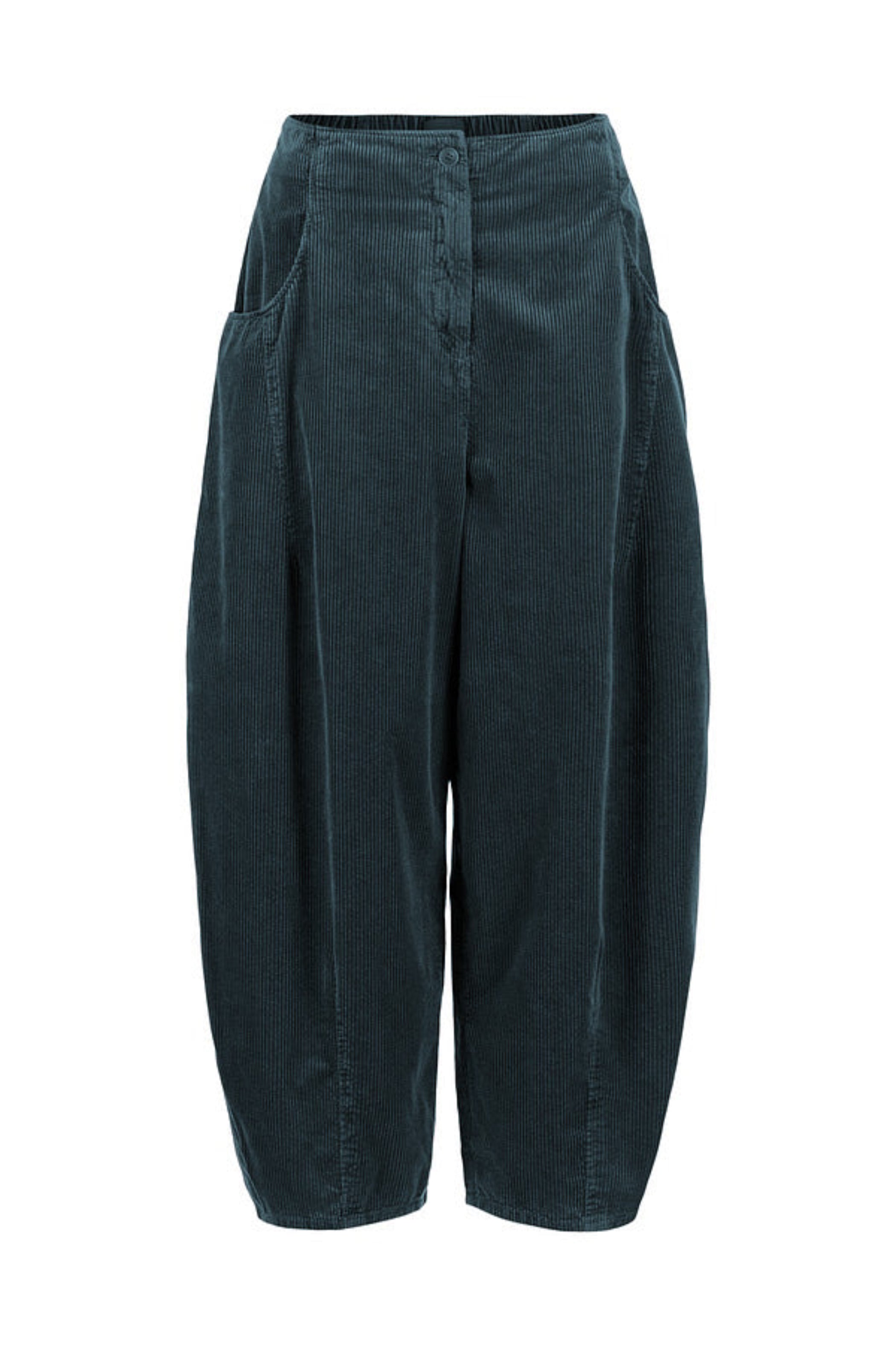 OSKA Barrel Leg Corduroy Pant in Pacific