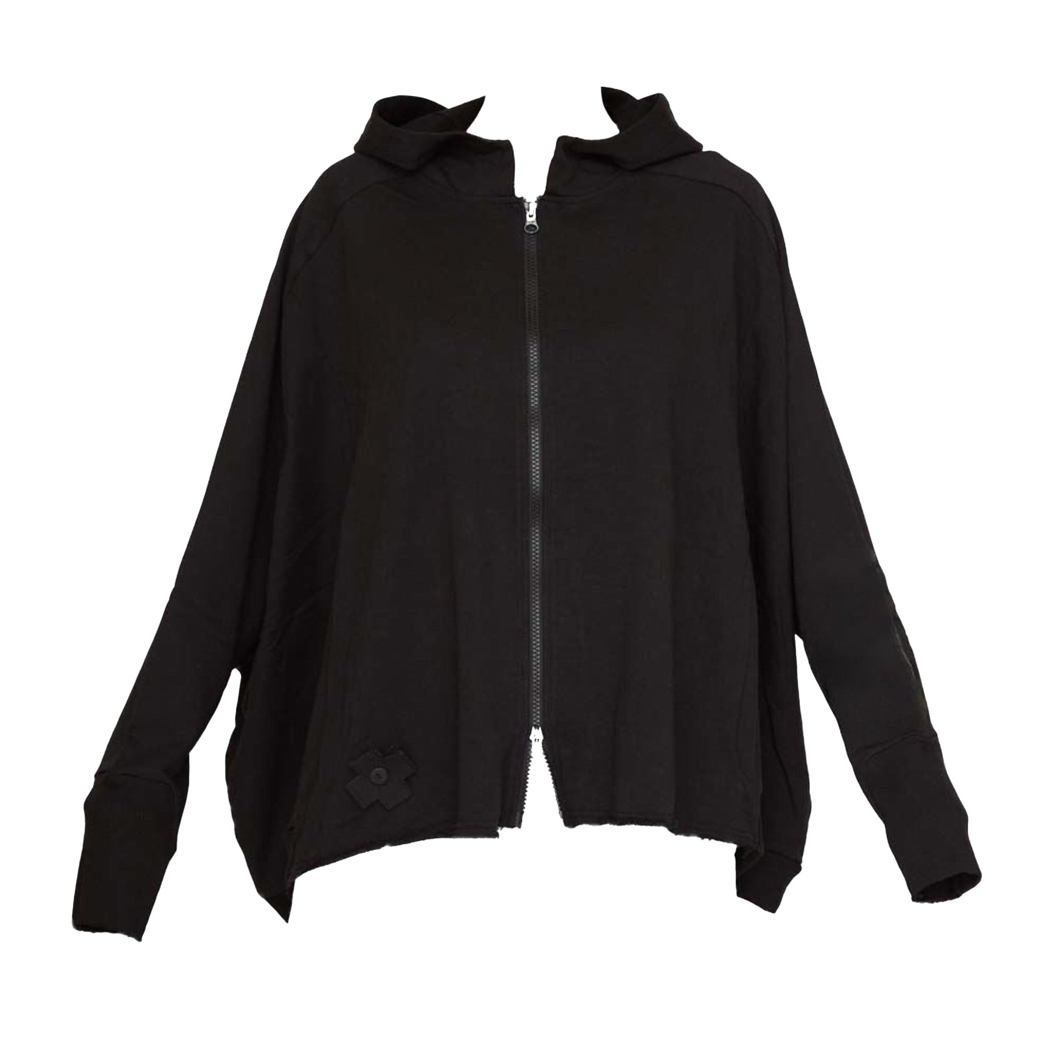 PLU  Short Jacket French Terry in Black