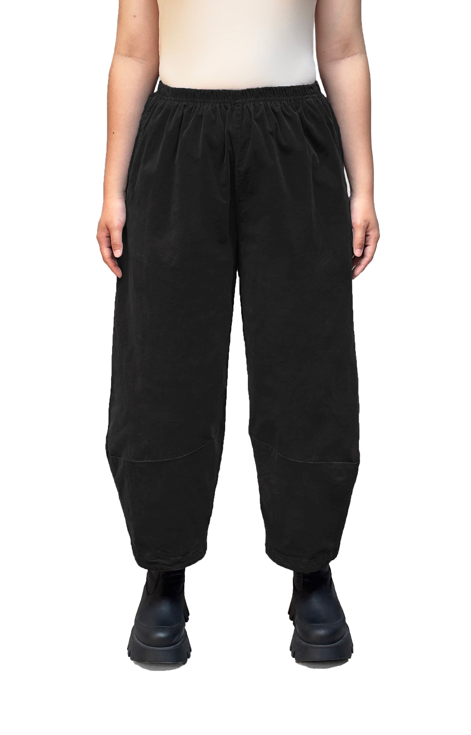 MOTION Mini Cord Lantern Pant in Black