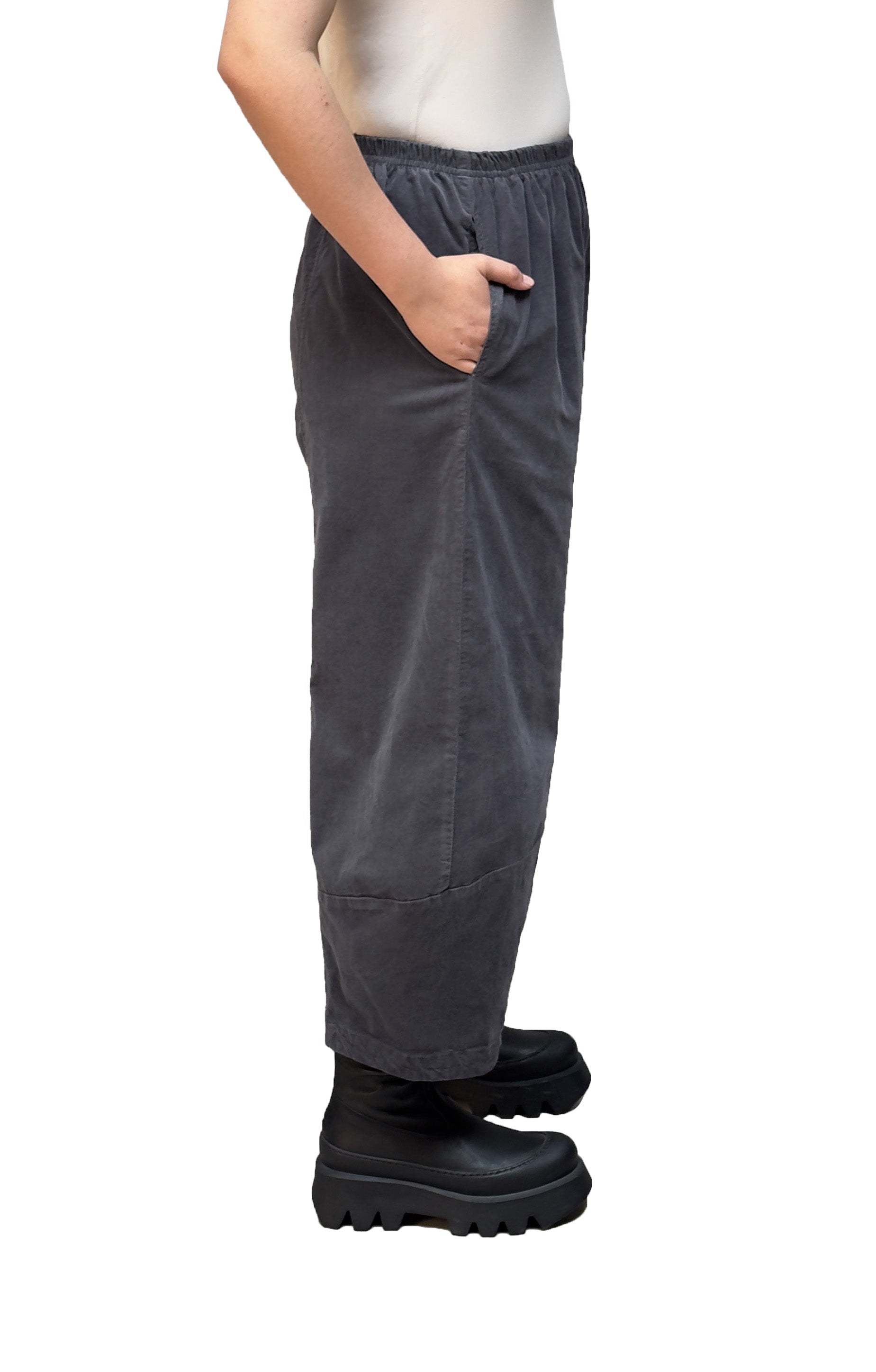 MOTION Mini Cord Lantern Pant in Warm Blush