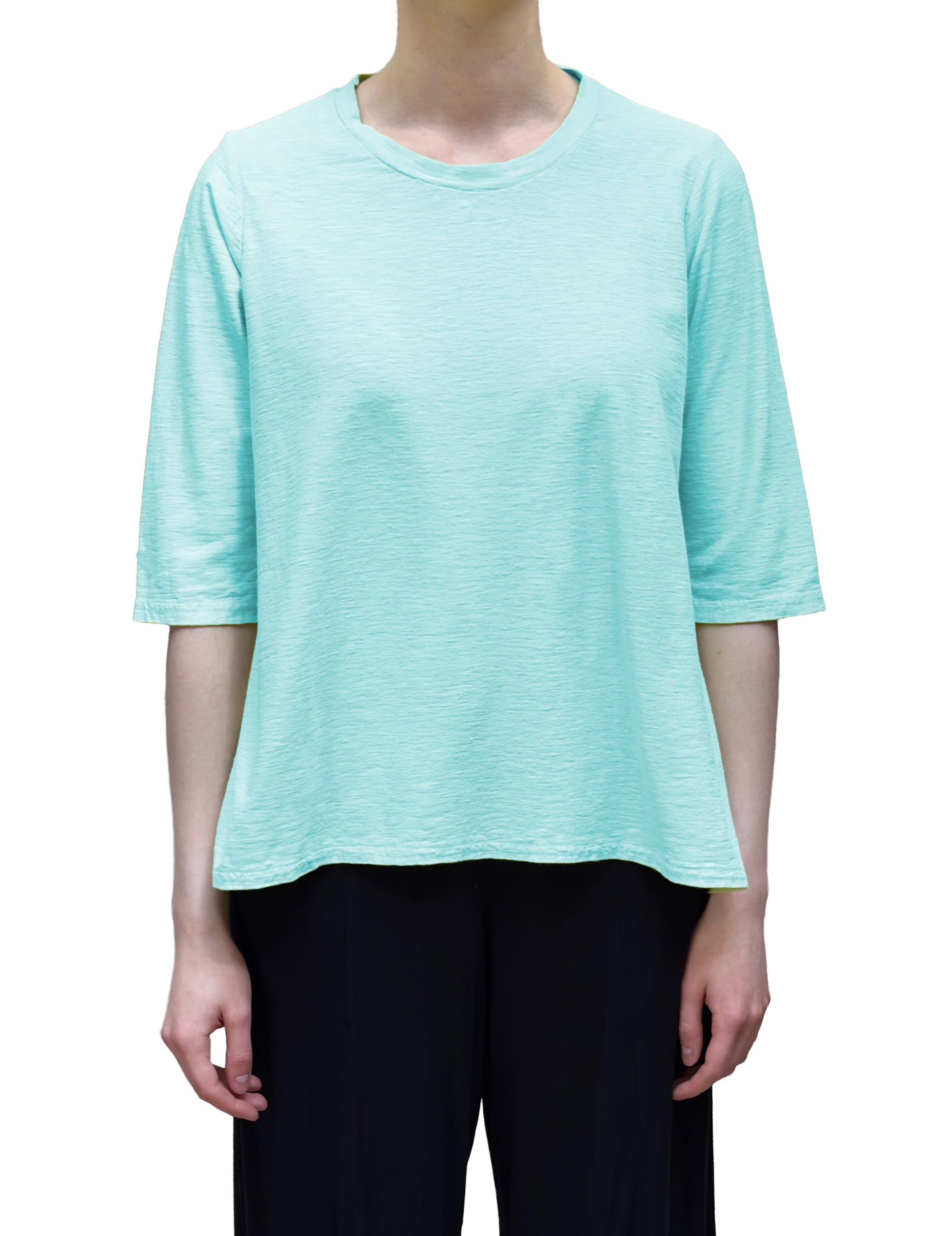 MOTION 3/4 Sleeve Hi-lo Tee in Spray