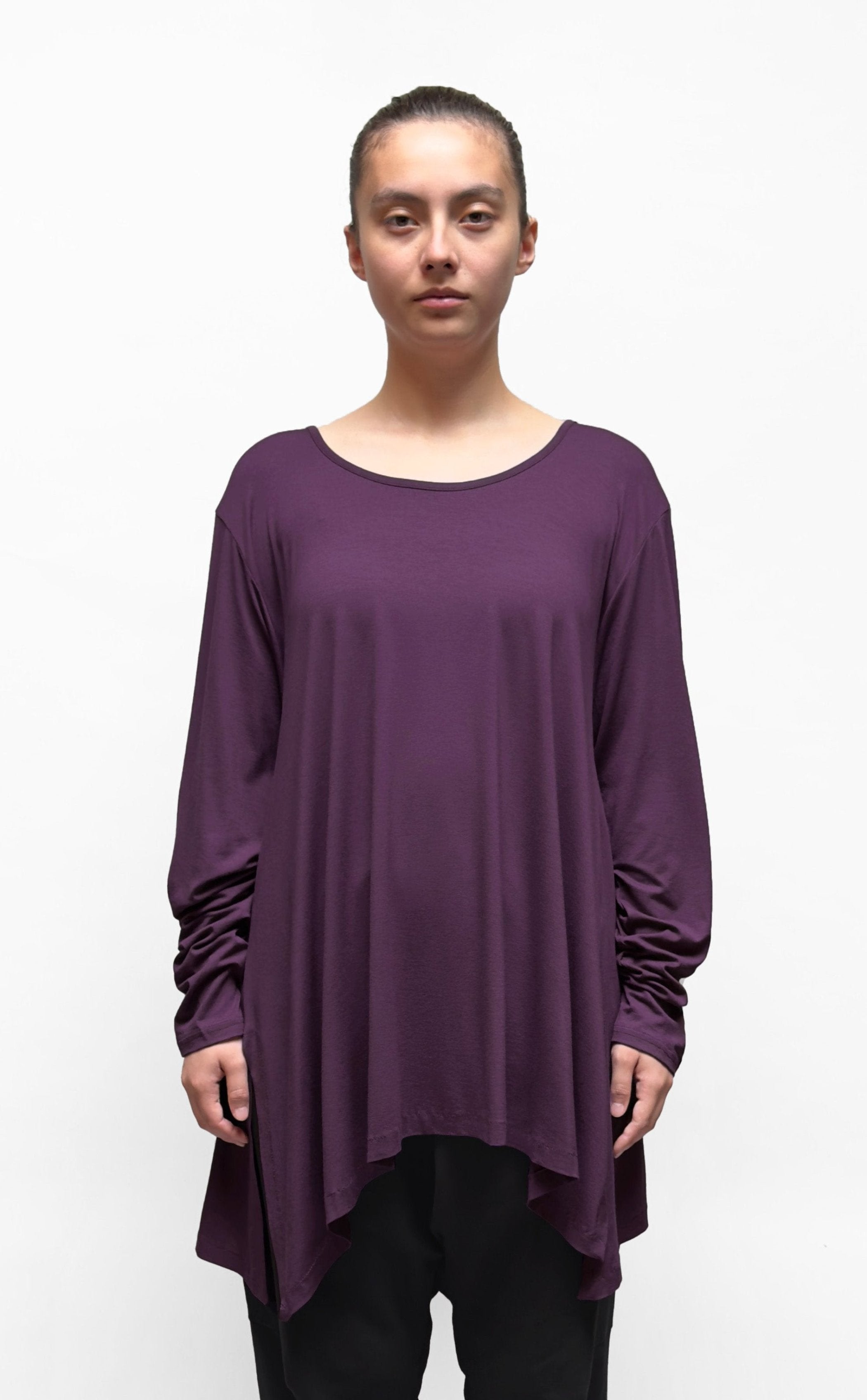 Zilberman - Relaxed Viscose Top in Purple