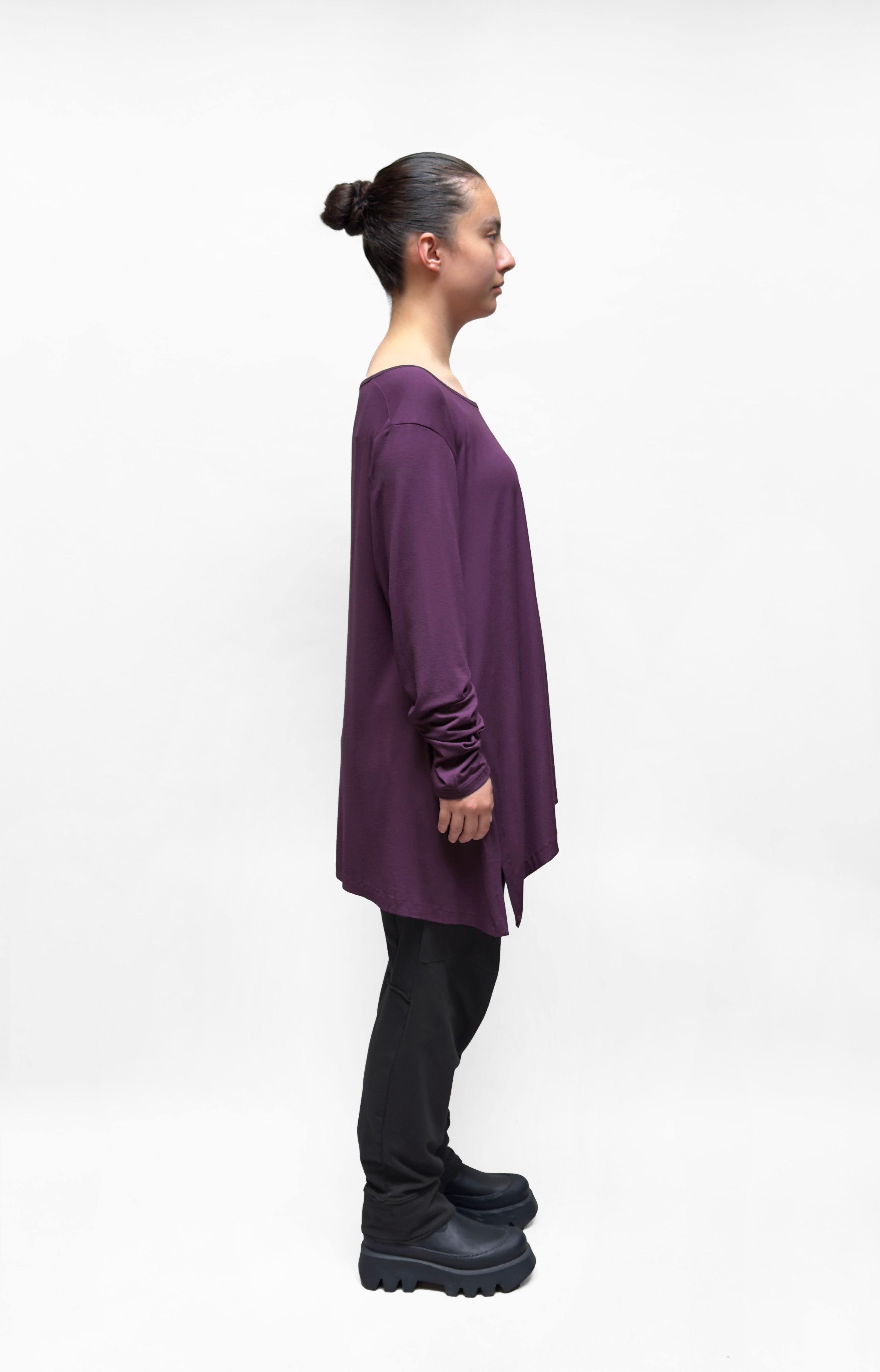 Zilberman - Relaxed Viscose Top in Purple