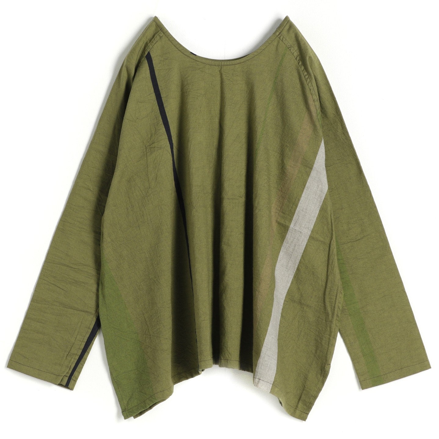 TAMAKI NIIME raglan sleeved top in Leaf Green