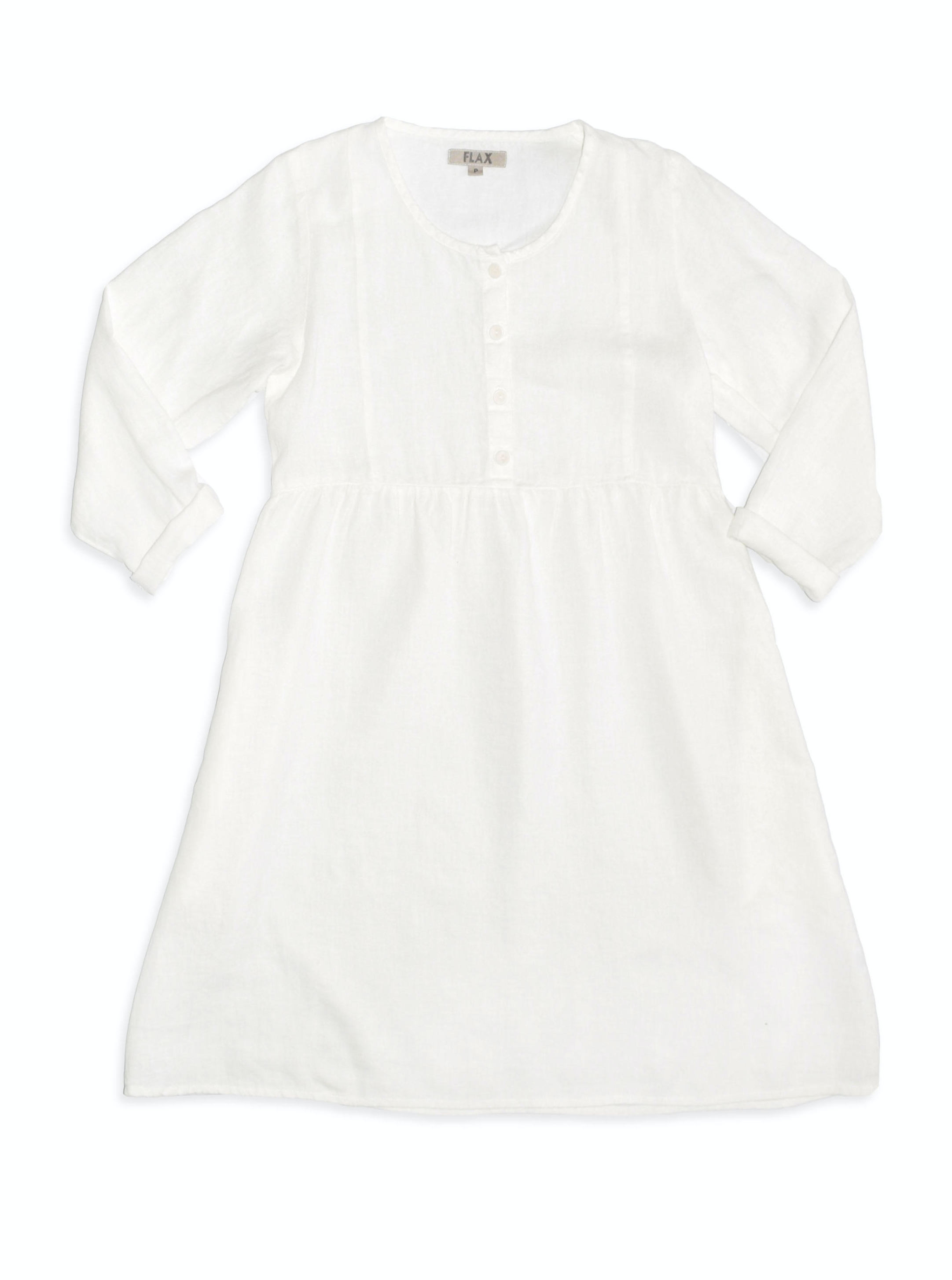 FLAX Linen Dress - Cream