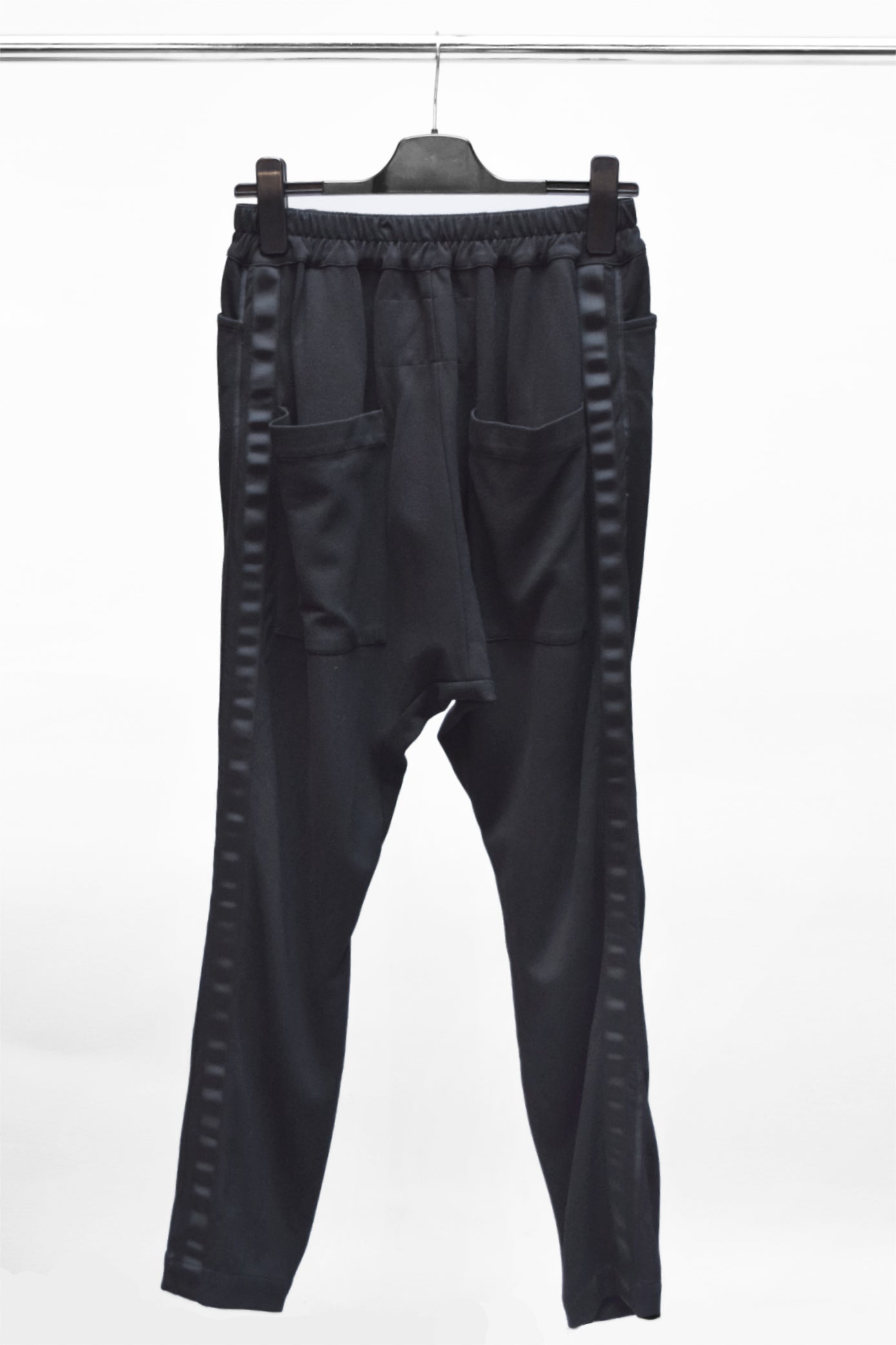 RUNDHOLZ Black Label: Drop-rise Pants with Grosgrain Stripes