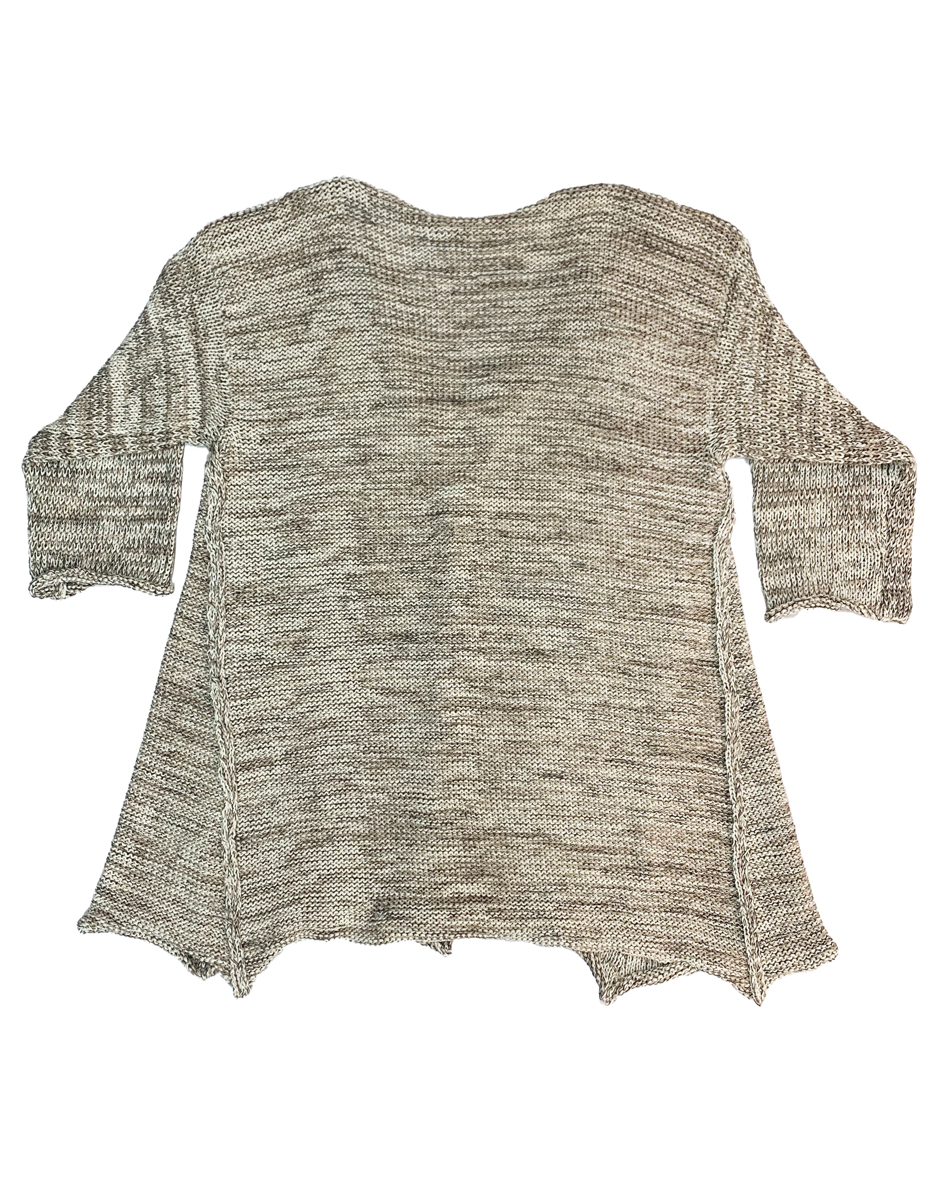 SKIF 3/4 Sleeved Cardigan in Neutral Mix