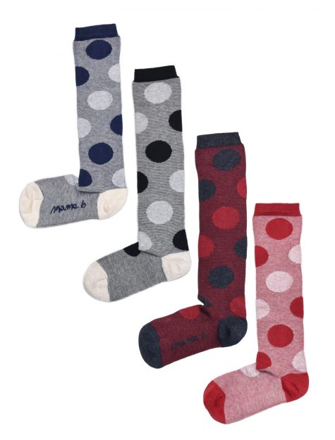 Mama B cotton-cashmere blend knee-socks. More colours and patterns available.
